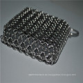 Zero Defect Edelstahl Mesh Chainmail Scrubber / Eisenguss Reiniger